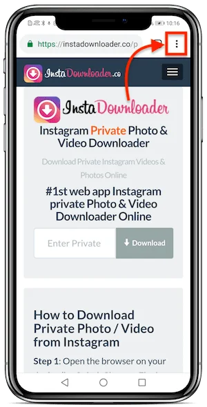 descargar instagram foto privada android